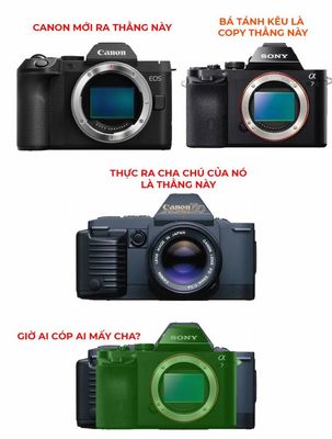 Sony mua Minolta từ lâu rồi! Sony A7 đời đầu đã có cái gù đấy nhé!
