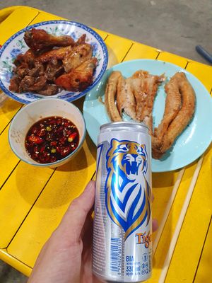 Làm con khô với vài lon bia