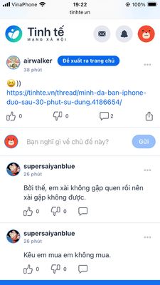 Ăn tô bún Liễu Châu nó còn chê mắc mà đòi mua iPhone Duo mới ghê chứ.