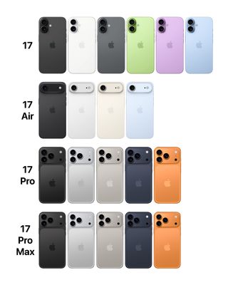 Nếu đây là iPhone 17 Series thì anh em sẽ chọn cái nào?
