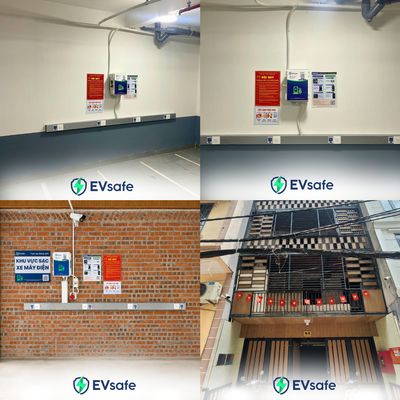 Nhiều chung cư mini tiếp tục triển khai trạm sạc xe máy điện EVSafe!