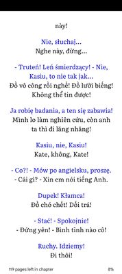 Cụm từ và câu tiếng Ba Lan phim Sự thuần hóa của tình yêu 2