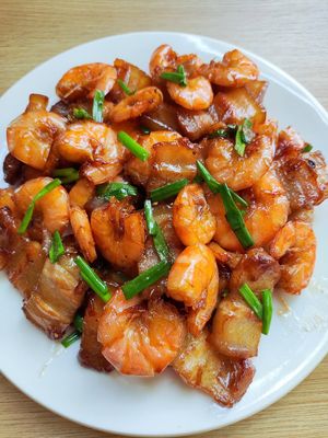 Thịt rang tôm cho buổi tối ngon miệng