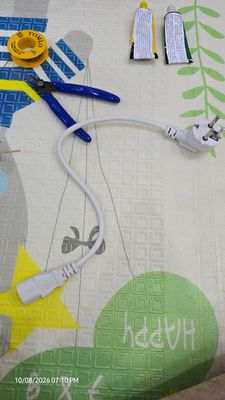 DYI sợi cáp nguồn ngắn nhất theo nhu cầu.