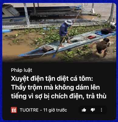 Còn nhớ vụ nhóm người ngăn cản cát tặc nên bị dánh, xong tự vệ lại thì tù hình sự vì cố ý gây...