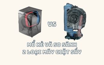So sánh và mổ xẻ công nghệ sấy trong máy giặt sấy