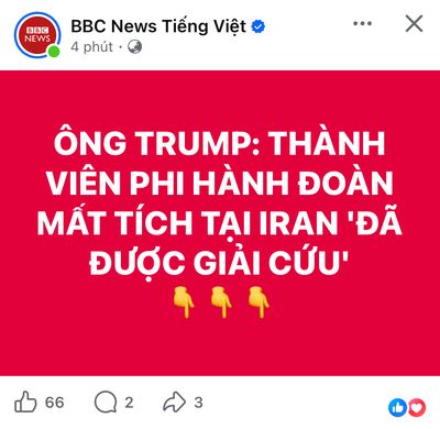 Tổng thống Trump loan báo Tin Mừng
