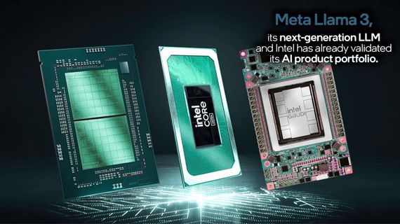 Các mẫu chip Intel từ Gaudi 3, Xeon Granite Rapids đến Core Ultra đều đã sẵn sàng cho Llama 3