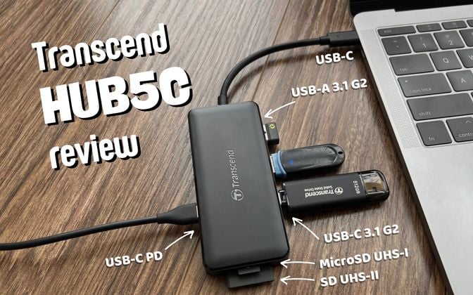 Review Transcend HUB5C – Hub tốc độ 10Gbps - 2 cổng Type C tiện lợi