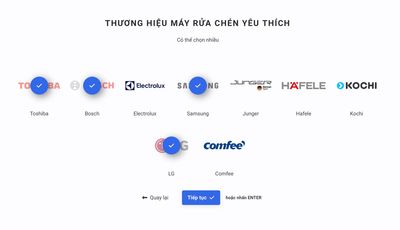 Có thể bình chọn nhiều sản phẩm một lúc