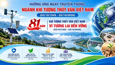 Ngày truyền thống ngành khí tượng thủy văn Việt Nam (3/10)