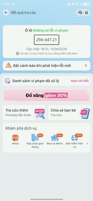 Tính năng tra cứu phạt nguội trên Momo tào lao thật