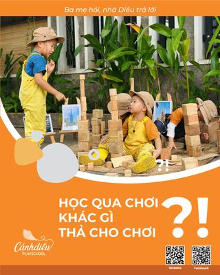 “Cho con chơi nhiều vậy có học được gì không cô ơi?” là câu hỏi quen thuộc của nhiều phụ huynh...