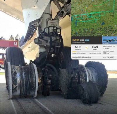 Máy bay Boeing 787-9 của Vietnam Airlines gặp sự cố va chạm đuôi khi cất cánh từ Munich