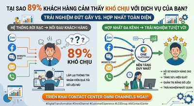 TẠI SAO 89% KHÁCH HÀNG CẢM THẤY KHÓ CHỊU VỚI DỊCH VỤ CỦA BẠN?