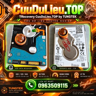 TRecovery #1349 – Seagate HDD 1TB. Một ca HDD mới được tiếp nhận tại TUNGTEK.