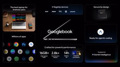 Googlebook ra mắt nhưng tính năng liên kết với điện thoại chưa dùng được trên máy Samsung