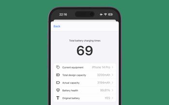 Cách check số lần sạc pin trên iPhone chạy iOS 16