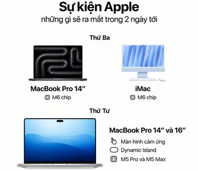 Apple tuần này định “xả” hết hàng mới luôn hay gì?