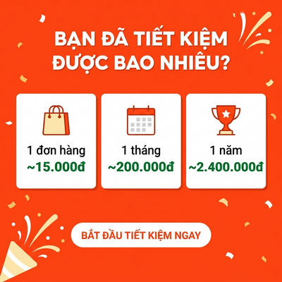 Bạn đã tiết kiệm được bao nhiêu hôm nay? Cùng ghé bloghoantien.com để nhận lại tiền mỗi đơn hàng...