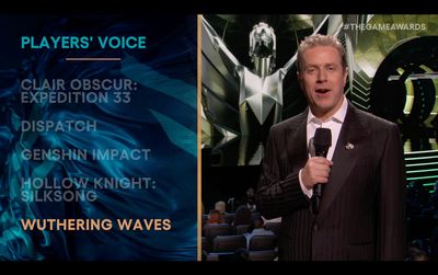Wuthering Waves thắng giải Players' Voice tại Game Awards 2025, tuyệt vờiiii