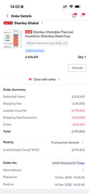 BÌNH STANLEY 500ML - GIÁ 420K - GIẢM GẦN 50%