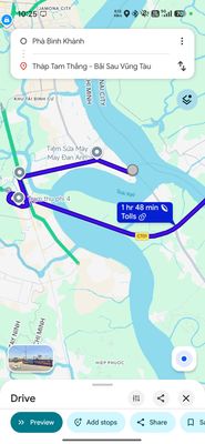 Đến ngày 5/10/2026 thì GG Maps cũng đã update toàn tuyến cao tốc Bến Lức - Long Thành đi hướng...