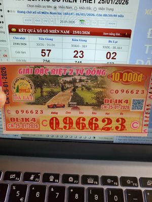 Sao không mày không phải Kiên Giang mà là Đà Lạt vậy tờ vé số kia, xém chút có 100K uống cà phê...