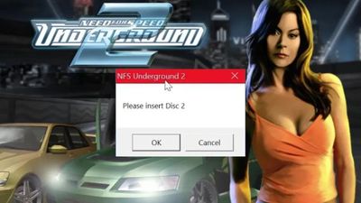 Please insert disc 2