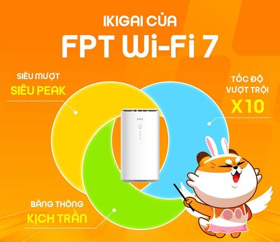 Ikigai của FPT Wi-Fi 7 phiên bản genz