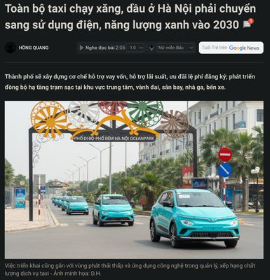 Giảm phụ thuộc vào dầu mỏ. Pin thì có thể tái chế.