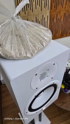 Cát là rẻ nhất để đè loa đó ae. Đang xác định khối lượng trước khi trút sang thú nhồi bông. Thế...