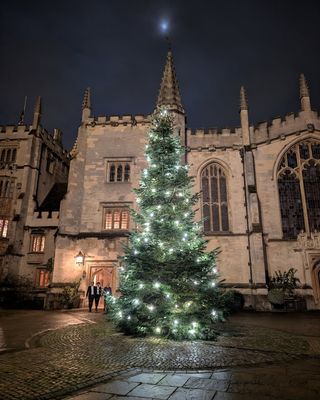 Cây thông NOEL tại Đại học Oxford