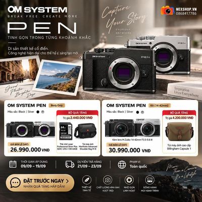 OM SYSTEM PEN với giá bán Body như này