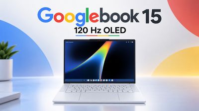 Lenovo Googlebook 15 lộ diện: màn hình OLED 120Hz, Core Ultra 5, RAM tối đa 32GB