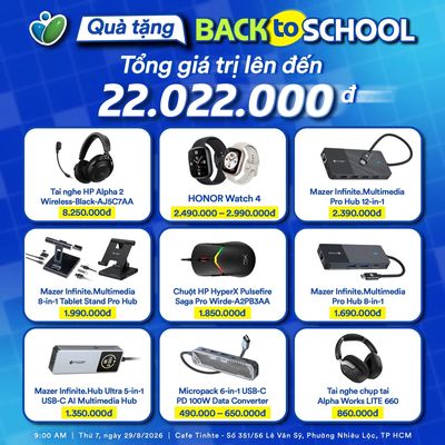 Tổng quà offline back to school đã chạm mốc 22 , chưa có dấu hiệu dừng lại
