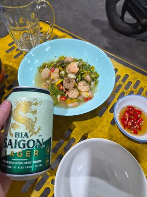 Bông điên điển xào.