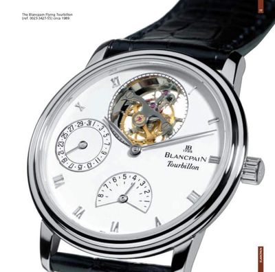 Blancpain - Nhà sản xuất đầu tiên áp dụng Tourbillon Bay và Carrousel Tourbillon trên đồng hồ đeo...