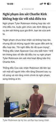 Nghi phạm ám sát Charlie Kirk không hợp tác với nhà điều tra