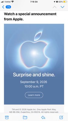 Mail apple