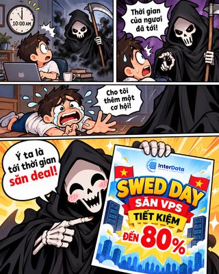 Làm giật mình cái độp ‍