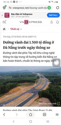 Đường vành đai 1.500 tỷ đồng ở Đà Nẵng trước ngày thông xe