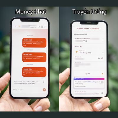Giao diện Money Chat trên MB Bank thú vị thật