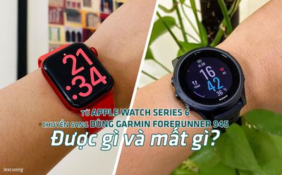 Apple watch 6 sale vs garmin forerunner 945