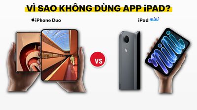 Vì sao không xài app iPad cho iPhone Duo?