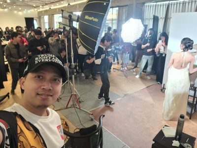 Trải nghiệm setup hệ thống softbox chụp mẫu trong studio