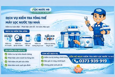 Hướng dẫn nhanh tự sửa máy lọc nước bị rò rỉ nước