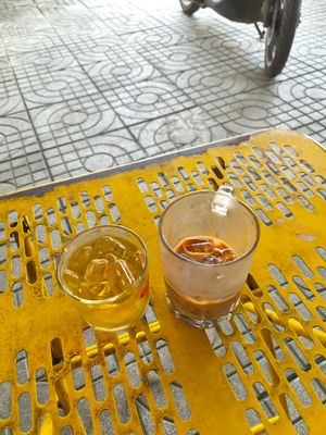 Giờ mới rãnh cà phê.