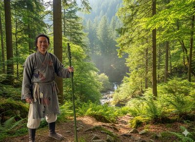 Hồng Thất Công với chiêu Giáng Long thập bát chưởng và đả cẩu bổng pháp