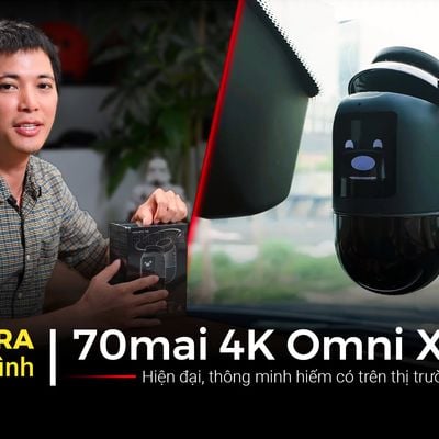 Trải nghiệm camera hành trình 70mai dash cam 4K Omni X800: Hiện đại, thông minh